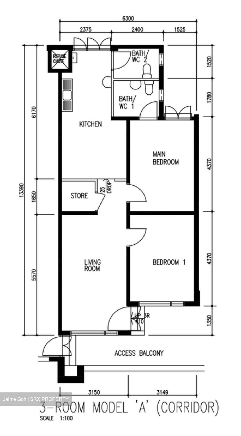 Blk 829 Yishun Street 81 (Yishun), HDB 3 Rooms #558215311